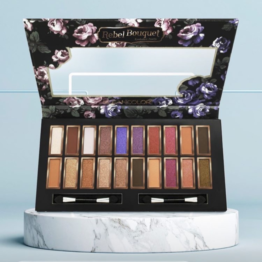 Bouquet Eyeshadow Palette 20 SHADES browns/purple